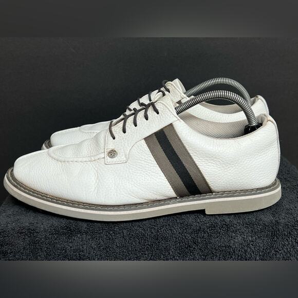 G/FORE Limited Edition Grosgrain Split Toe Gallivanter Snow/Monument MEN 11.5 - Picture 1 of 10